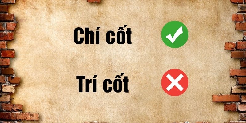 Trí cốt hay chí cốt đúng chính tả? Mẹo ghi nhớ