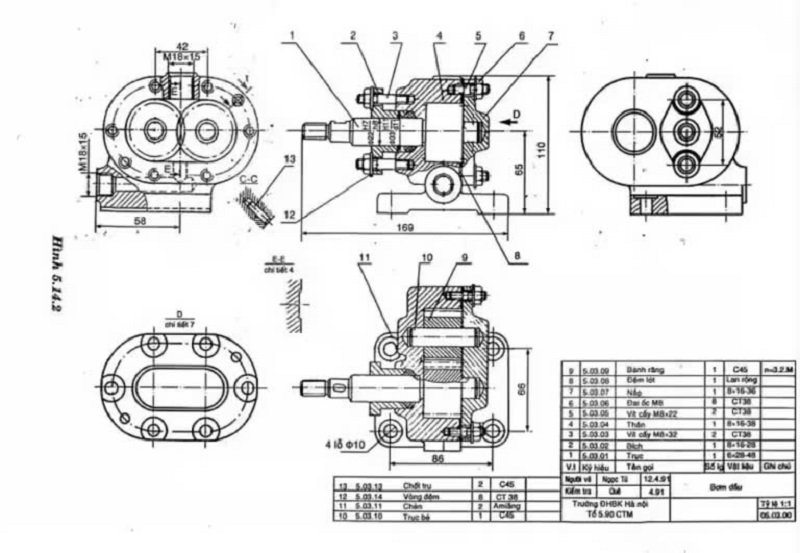 Bản vẽ chi tiết là gì? Những thành phần có trong bản vẽ