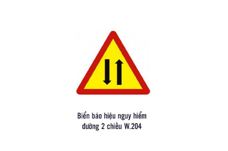 Biển báo đường 2 chiều