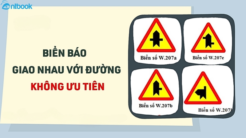 Biển giao nhau với đường không ưu tiên: Ý nghĩa và cách nhận diện 
