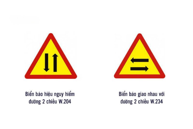 Những Điều Cần Biết Về Biển Giao Nhau Với Đường 2 Chiều