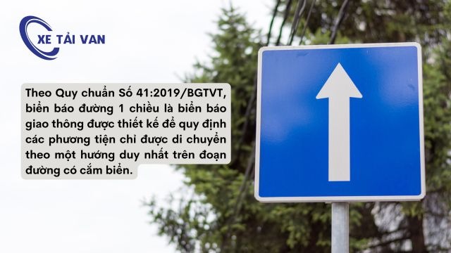 Biển báo đường 1 chiều yêu cầu phương tiện chỉ được đi một hướng