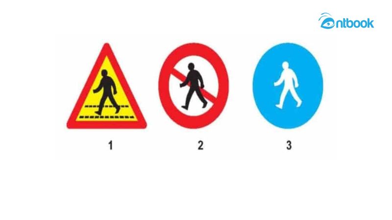 Gặp biển nào người lái xe phải nhường đường cho người đi bộ?