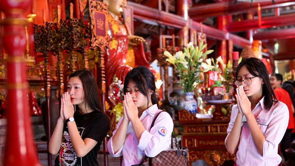 Cách cầu may mắn trong thi cử