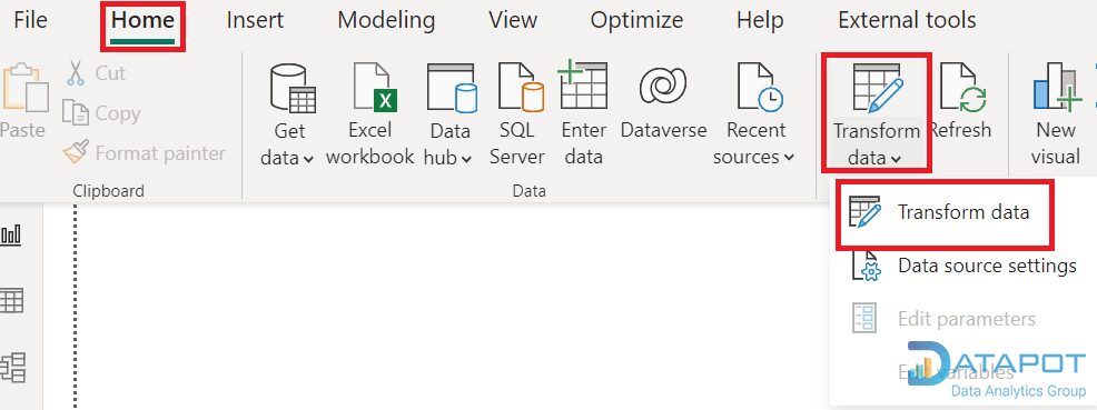 Sử dụng Power Query 