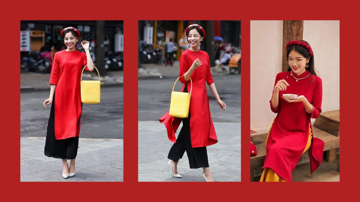 Cách tạo dáng chụp ảnh với áo dài cách tân