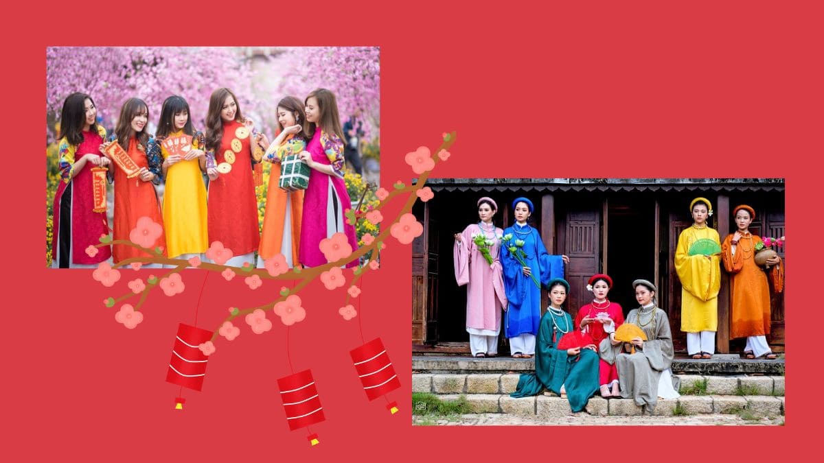 Cách tạo dáng chụp ảnh áo dài nhóm