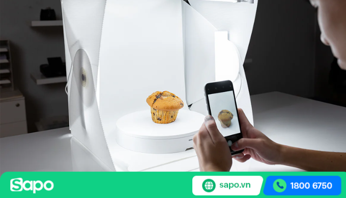 Đảm bảo điều kiện ánh sáng khi chụp ảnh sản phẩm bằng điện thoại