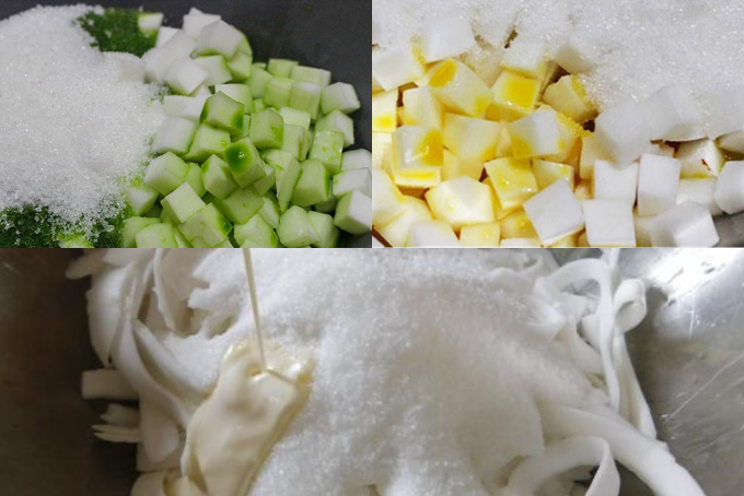 tạo màu cho mứt