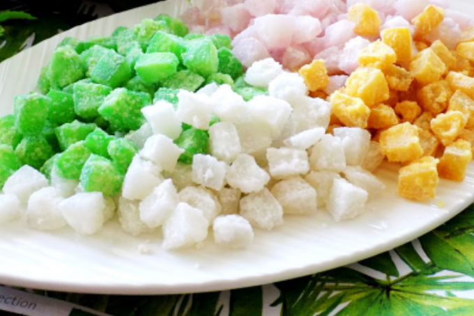 làm khô mứt dừa