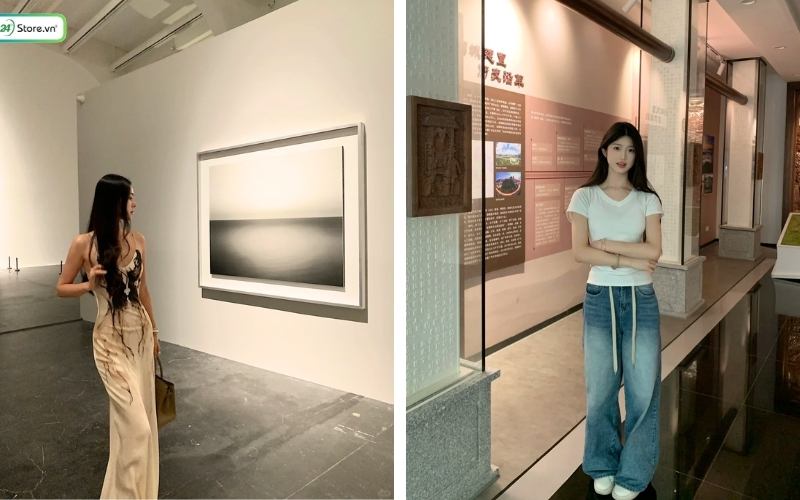 cách tạo dáng chụp ảnh đi bảo tàng
