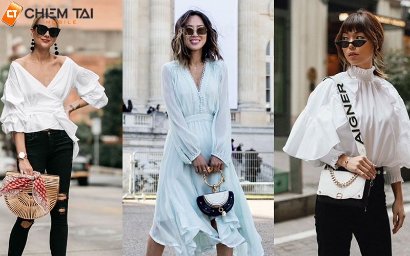 Tạo dáng kết hợp cùng túi xách sang chảnh