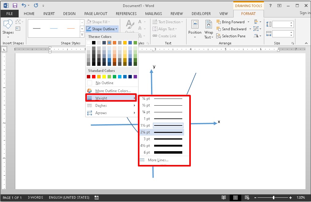 Vẽ tọa độ Oxy cho đồ thị hàm số bậc hai bước 4