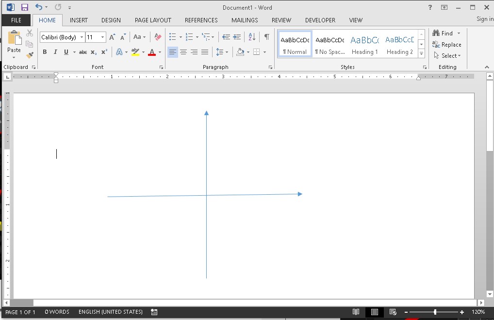Vẽ tọa độ Oxy cho đồ thị hàm số bước 2
