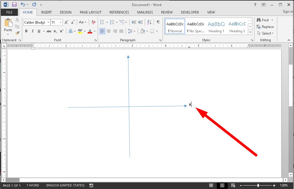 Vẽ tọa độ Oxy cho đồ thị hàm số bước 3