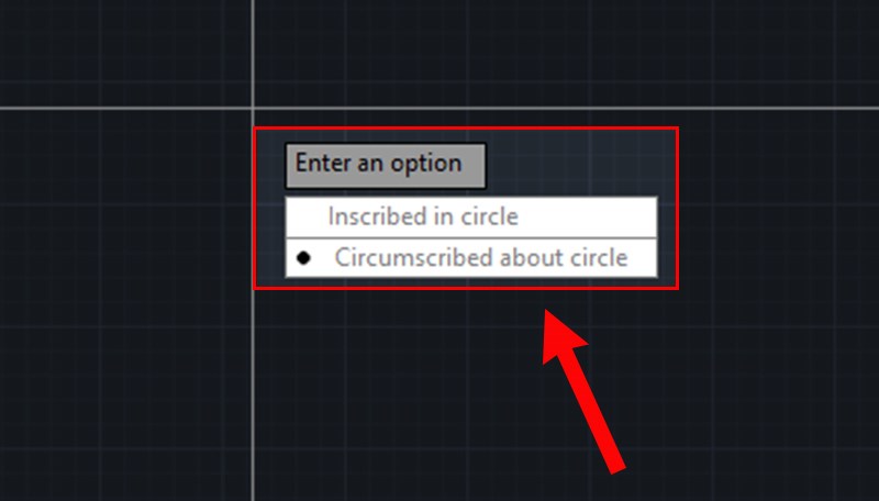 Cách vẽ hình tam giác, đa giác trong CAD