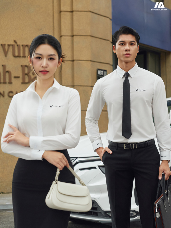 Áo sơ mi đồng phục văn phòng sang trọng