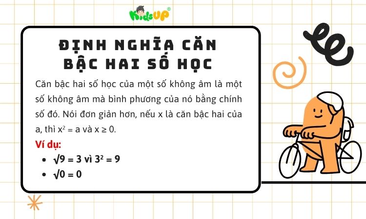 Căn bậc hai số học: Khái niệm & cách tính dễ hiểu nhất