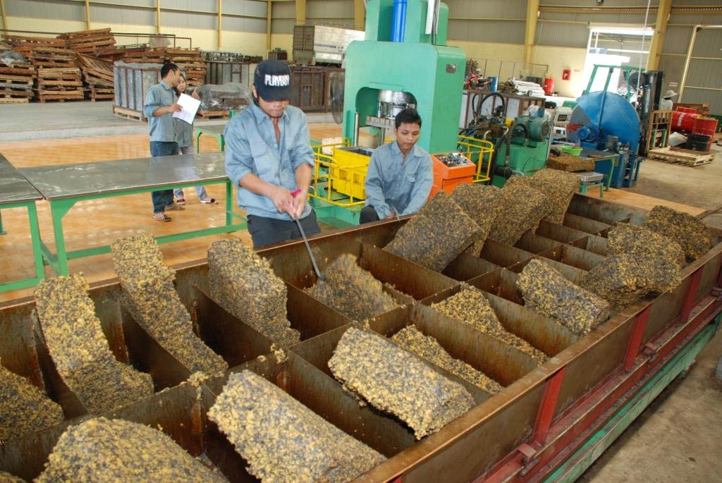 Cắt xẻ và hóa dẻo cao su