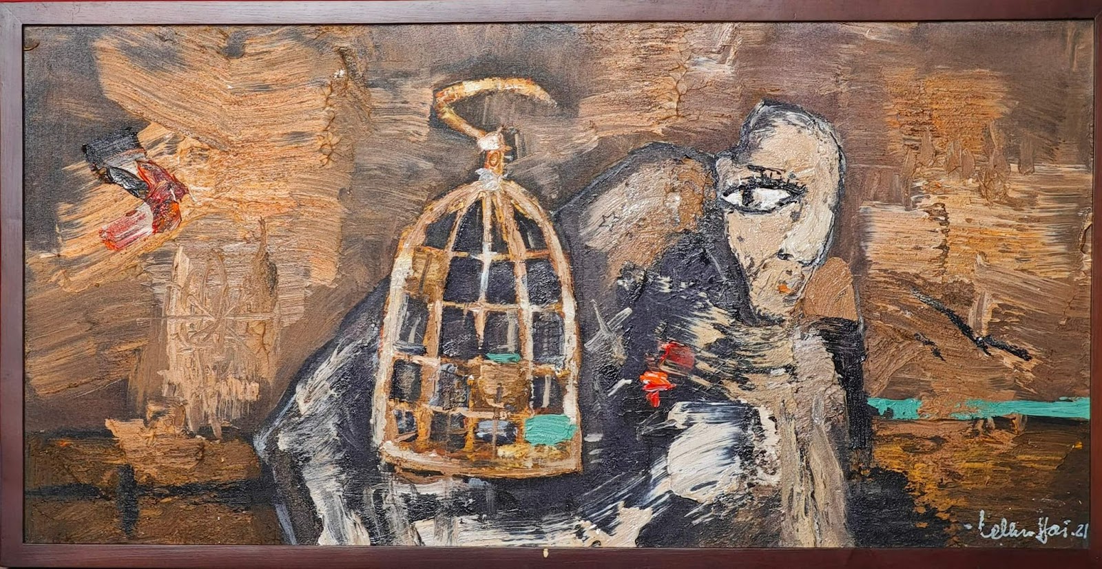 Trường phái Tân biểu hiện được khắc họa rõ nét qua tác phẩm ‘Thoát ly’