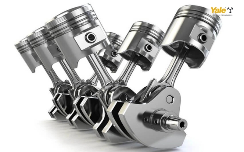 Cơ cấu trục khuỷu thanh truyền có những chi tiết nào?