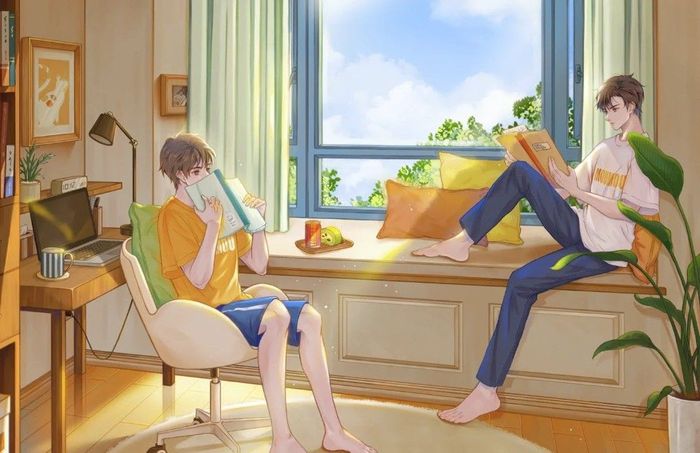 Khám phá thế giới ảnh đam mỹ chibi cute với những cặp đôi anime đáng yêu