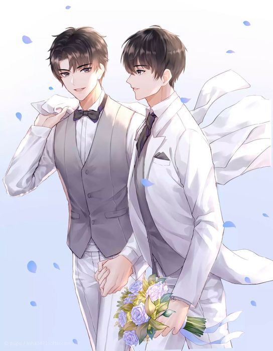 Khung cảnh anime đẹp như mơ với ảnh đam mỹ chibi cute