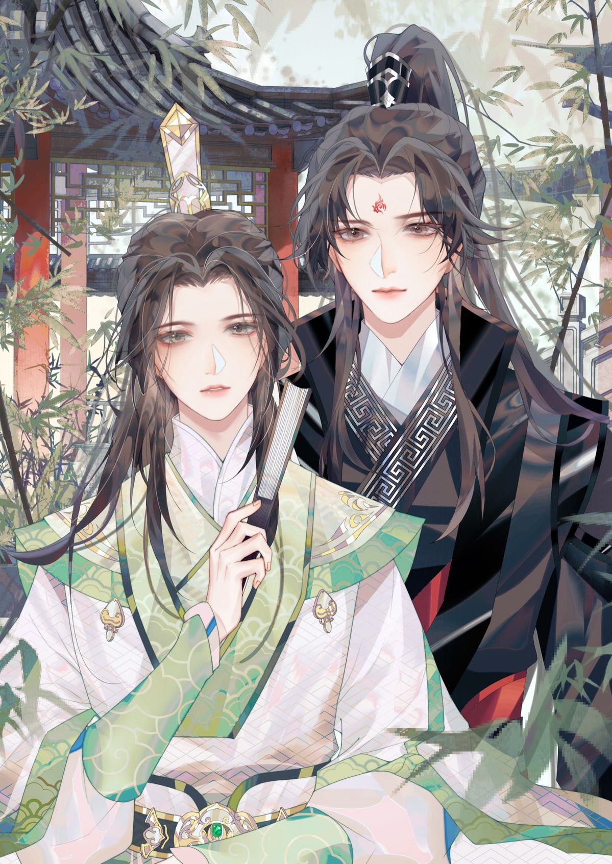 Ảnh đam mỹ chibi cute, đôi bạn nhỏ tình tứ