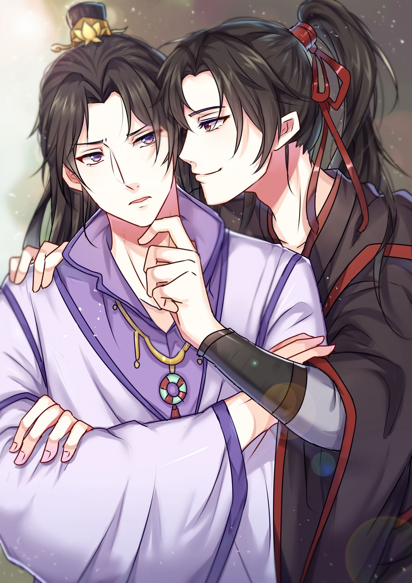 Ảnh đam mỹ chibi cute, cặp đôi siêu đáng yêu khiến trái tim tan chảy