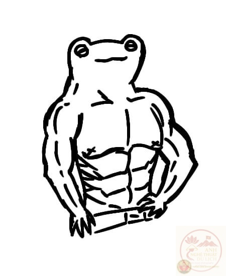 ếch cơ bắp - Meme Generator (Lazy Mode)