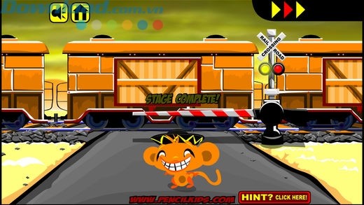 Monkey GO Happy cho iOS   1.5 Game chú khỉ buồn cho iPhone, iPad