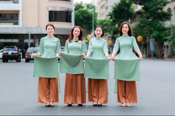 Ảnh áo dài nhóm đẹp