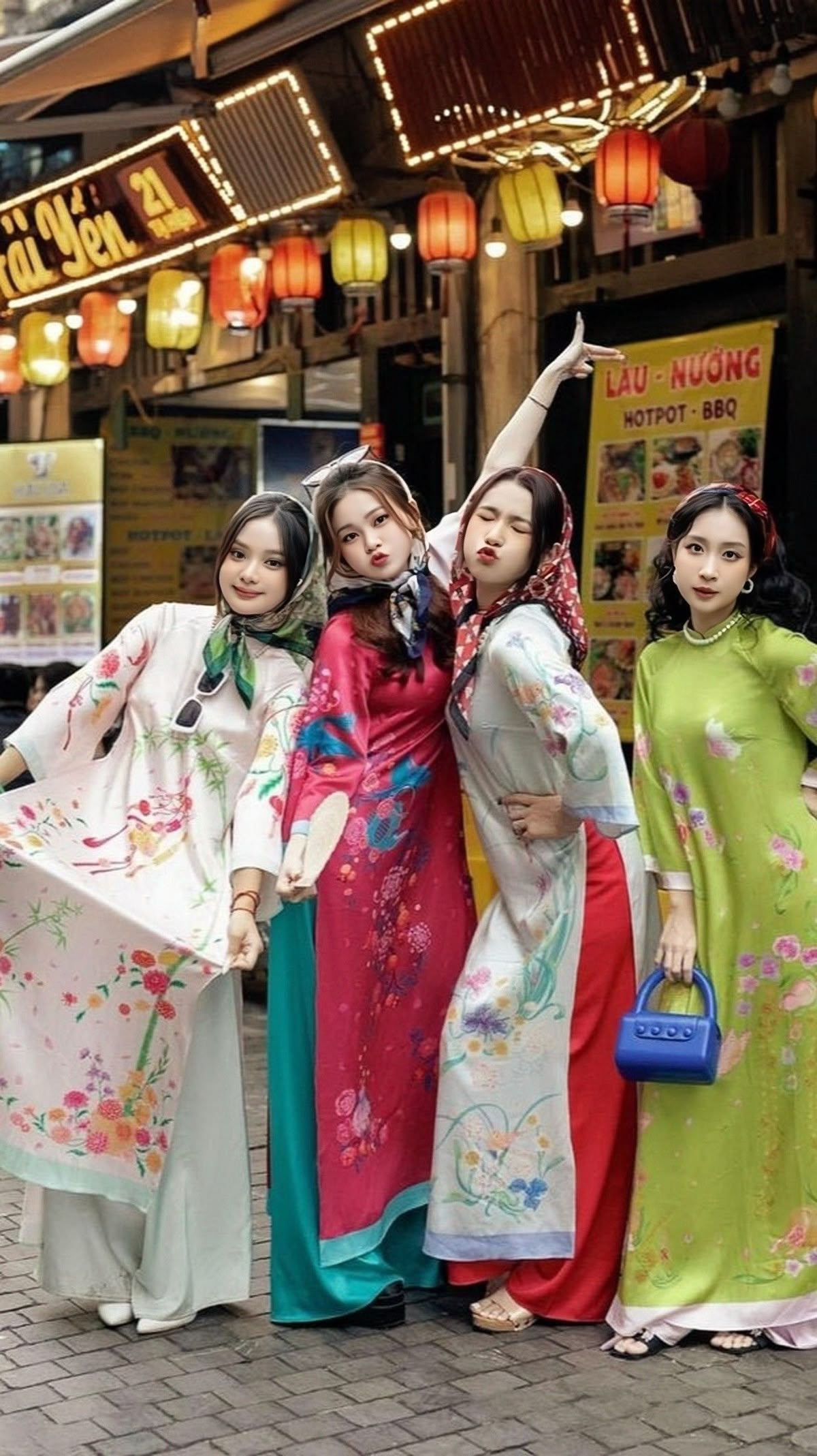 Dáng người thấp thoáng sau làn tóc