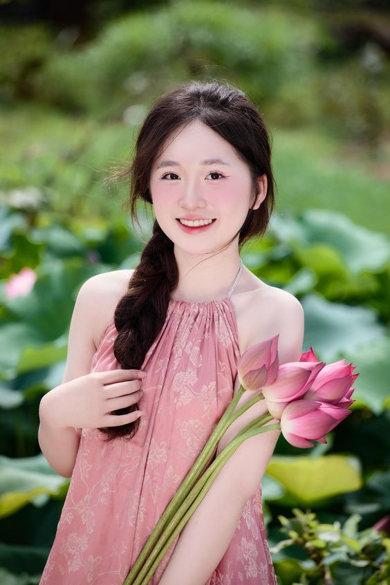 chup-anh-ao-yem-dam-sen