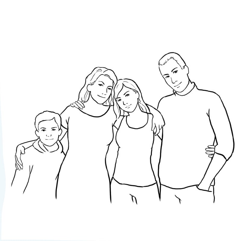 tao dang gd 7 - #45 Cách tạo dáng chụp ảnh gia đình 4 người ấn tượng nhất - HThao Studio