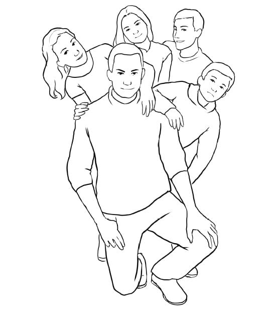 Tao dang chup anh gia dinh 4 nguoi 14 - #45 Cách tạo dáng chụp ảnh gia đình 4 người ấn tượng nhất - HThao Studio