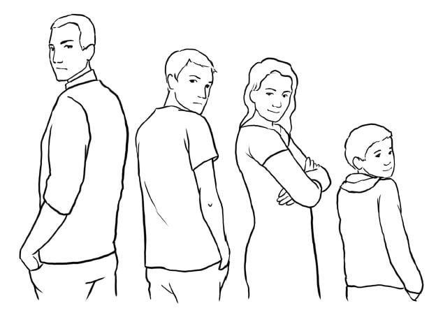 Tao dang chup anh gia dinh 4 nguoi 11 - #45 Cách tạo dáng chụp ảnh gia đình 4 người ấn tượng nhất - HThao Studio