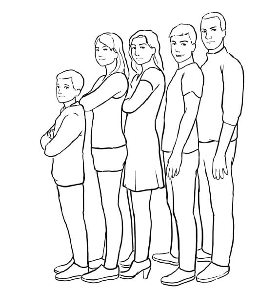 Tao dang chup anh gia dinh 4 nguoi 9 - #45 Cách tạo dáng chụp ảnh gia đình 4 người ấn tượng nhất - HThao Studio