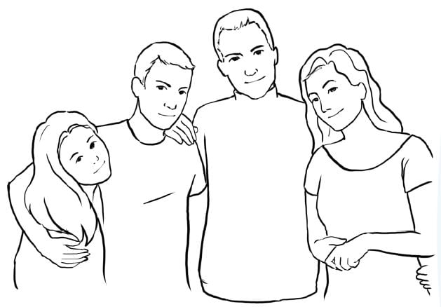 Tao dang chup anh gia dinh 4 nguoi 2 - #45 Cách tạo dáng chụp ảnh gia đình 4 người ấn tượng nhất - HThao Studio