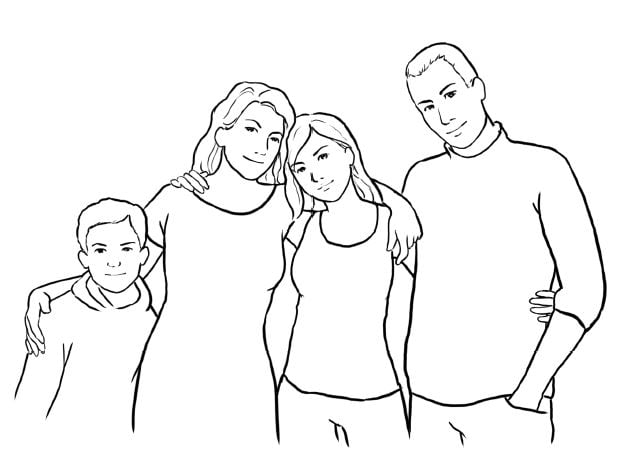 Tao dang chup anh gia dinh 4 nguoi 1 - #45 Cách tạo dáng chụp ảnh gia đình 4 người ấn tượng nhất - HThao Studio