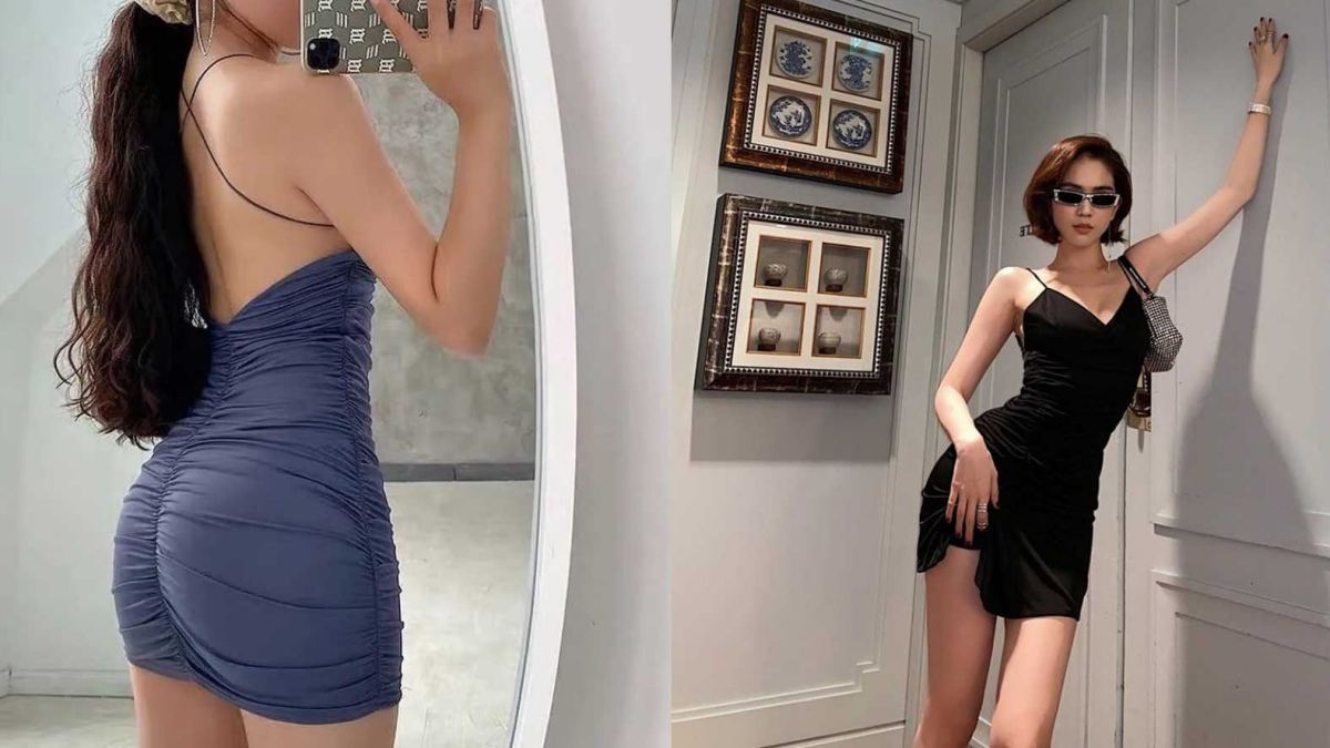 Cách tạo dáng chụp ảnh đẹp khi mặc váy ôm body Khoe vòng 3