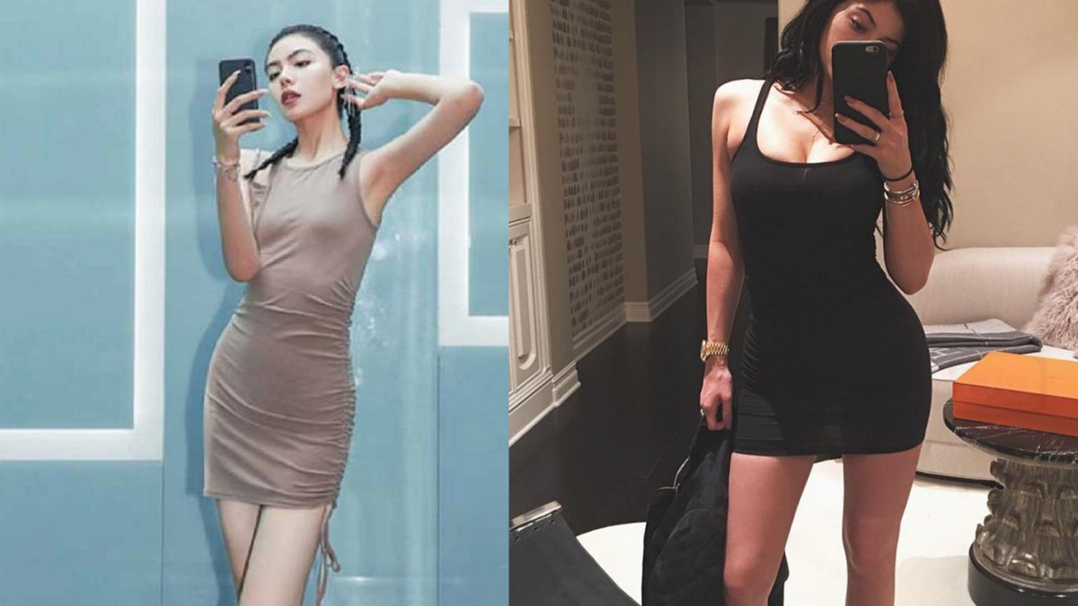 Cách tạo dáng chụp ảnh đẹp khi mặc váy ôm body Tự sướng với gương