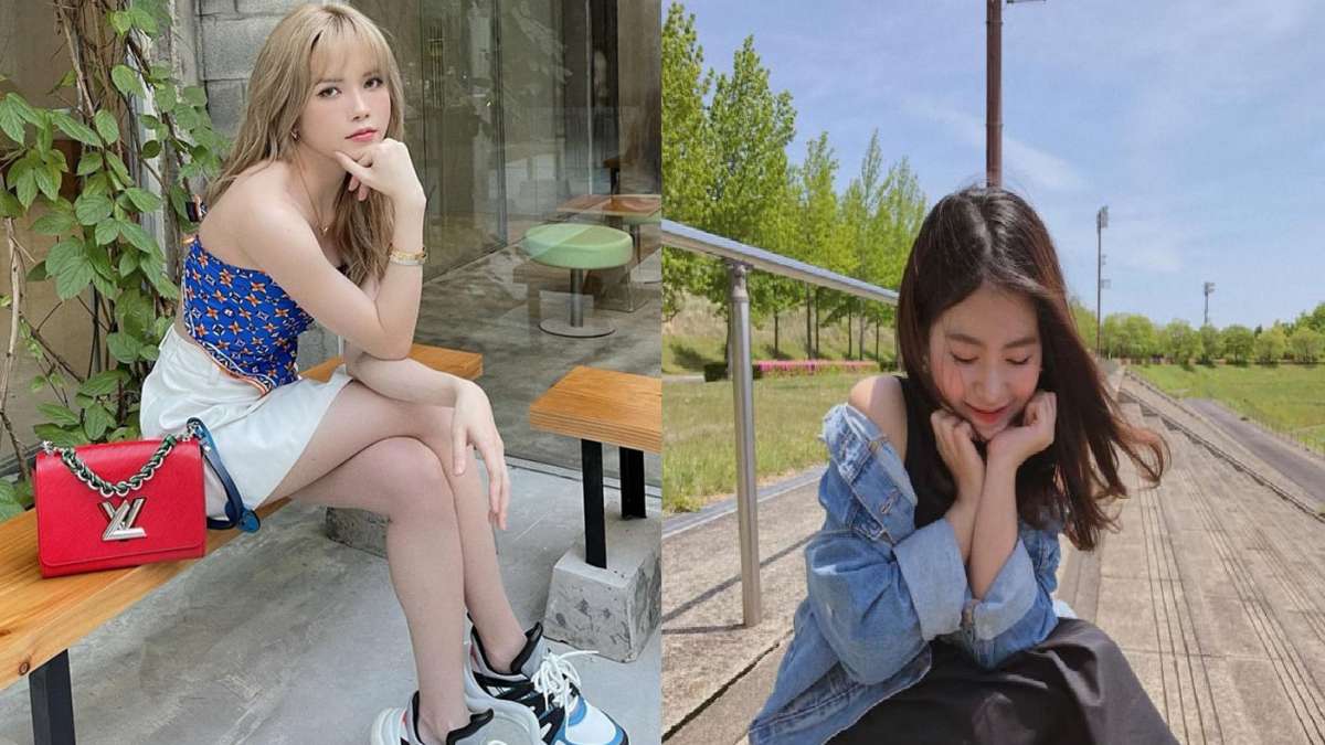 Cách tạo dáng chụp ảnh đẹp khi mặc váy ngắn xòe với Ngồi chống cằm