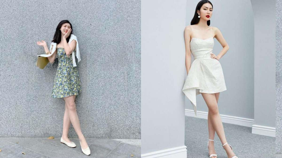 Cách tạo dáng chụp ảnh đẹp khi mặc váy dàivới Đứng dựa vào tường