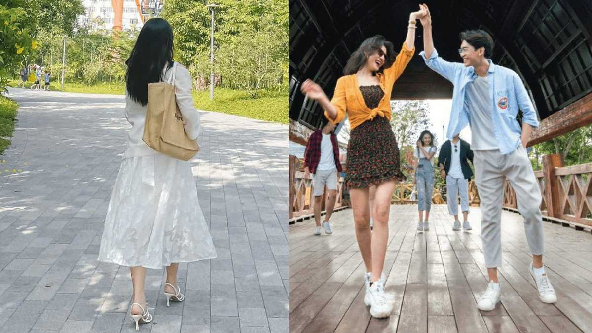 23+ Cách tạo dáng chụp ảnh đẹp khi mặc váy xoè dài, ngắn đẹp