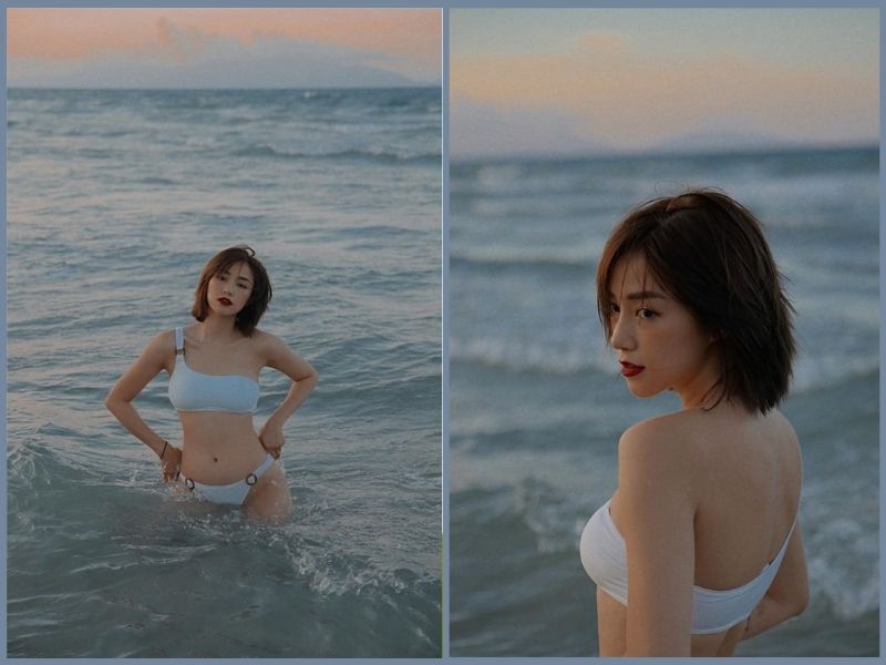 mặc đồ gì đi biển chụp hình đẹp