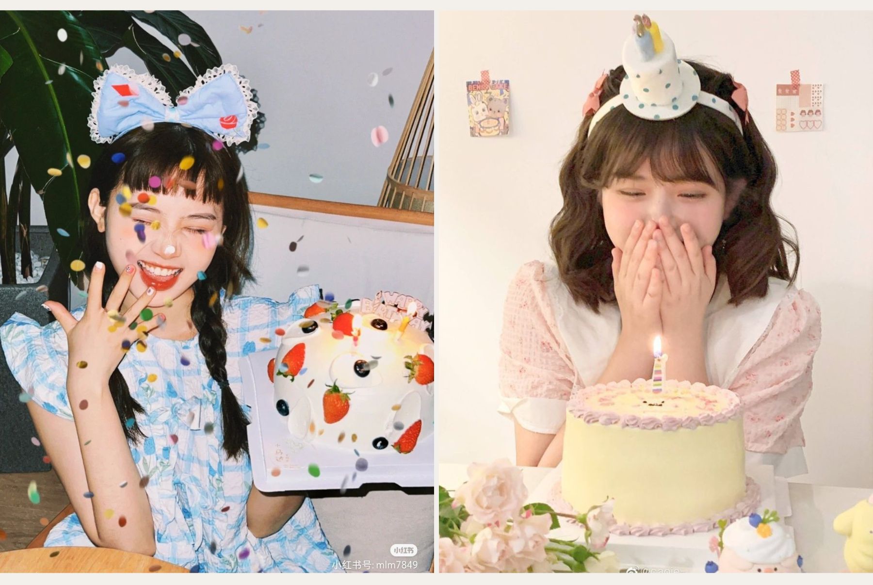 cách tạo dáng chụp ảnh với bánh sinh nhật