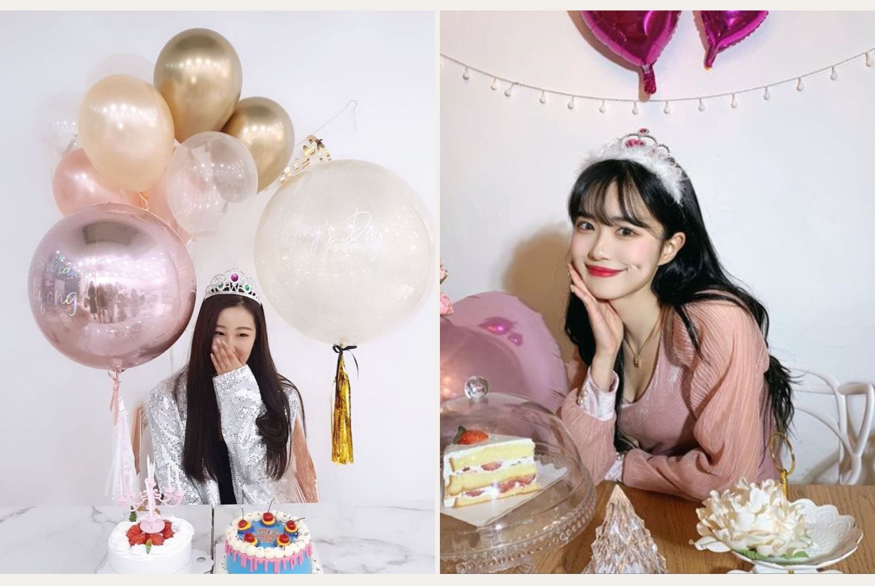 cách tạo dáng chụp ảnh với bánh sinh nhật