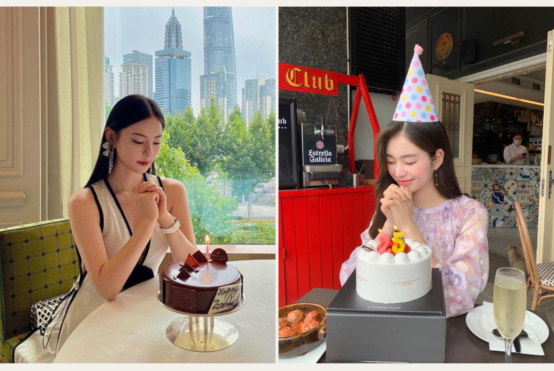 cách tạo dáng chụp ảnh với bánh sinh nhật