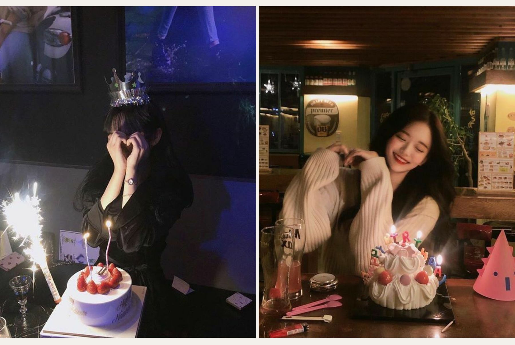 cách tạo dáng chụp ảnh với bánh sinh nhật